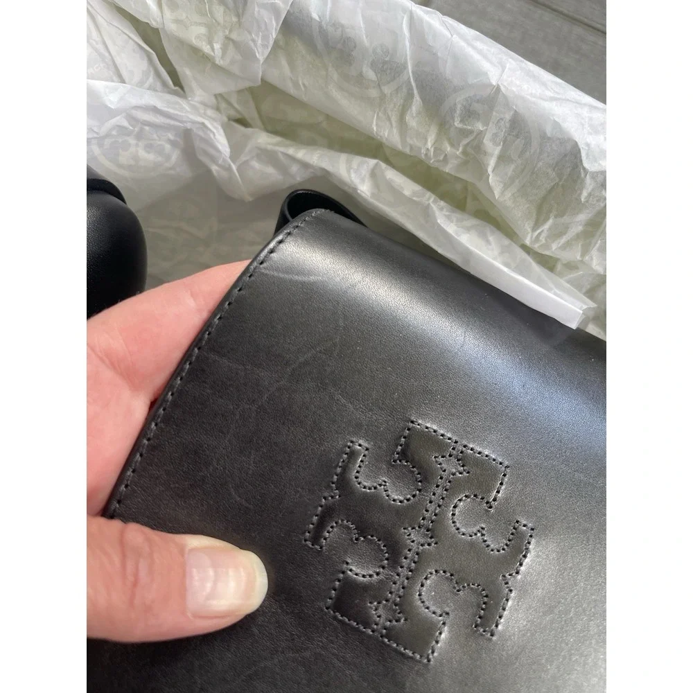 TORY BURCH The Riding Boot Black Size 8.5 NEW Modern Quiet Luxury Designer